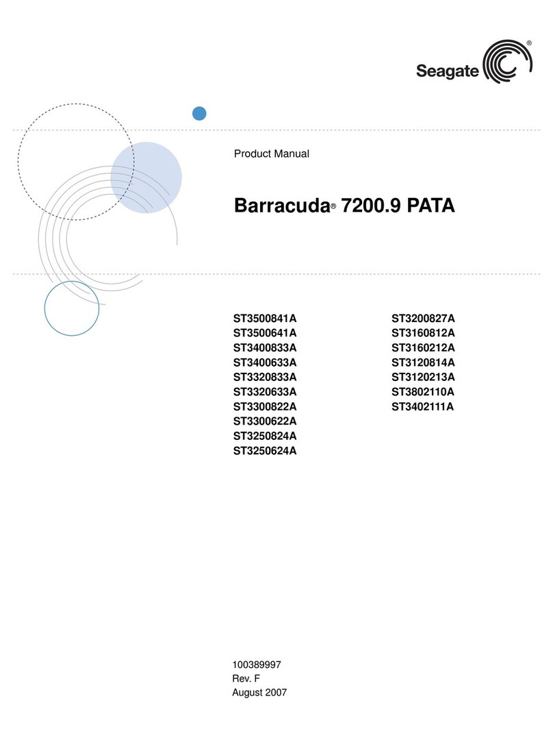 Seagate Barracuda ST250DM000 product manual