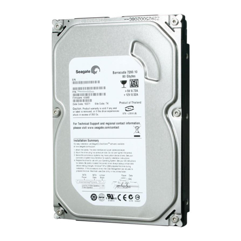 Seagate Barracuda ST250DM000 User manual