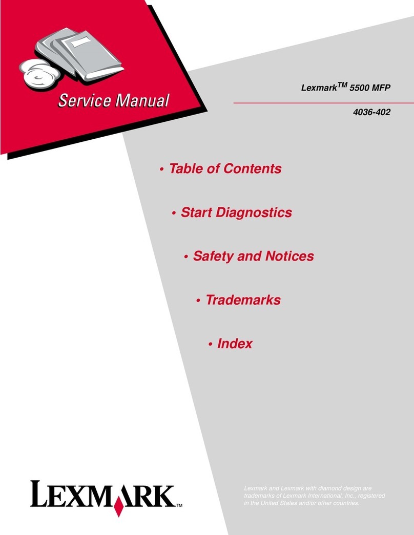 Lexmark 16C0365 - 5500 MFP User manual