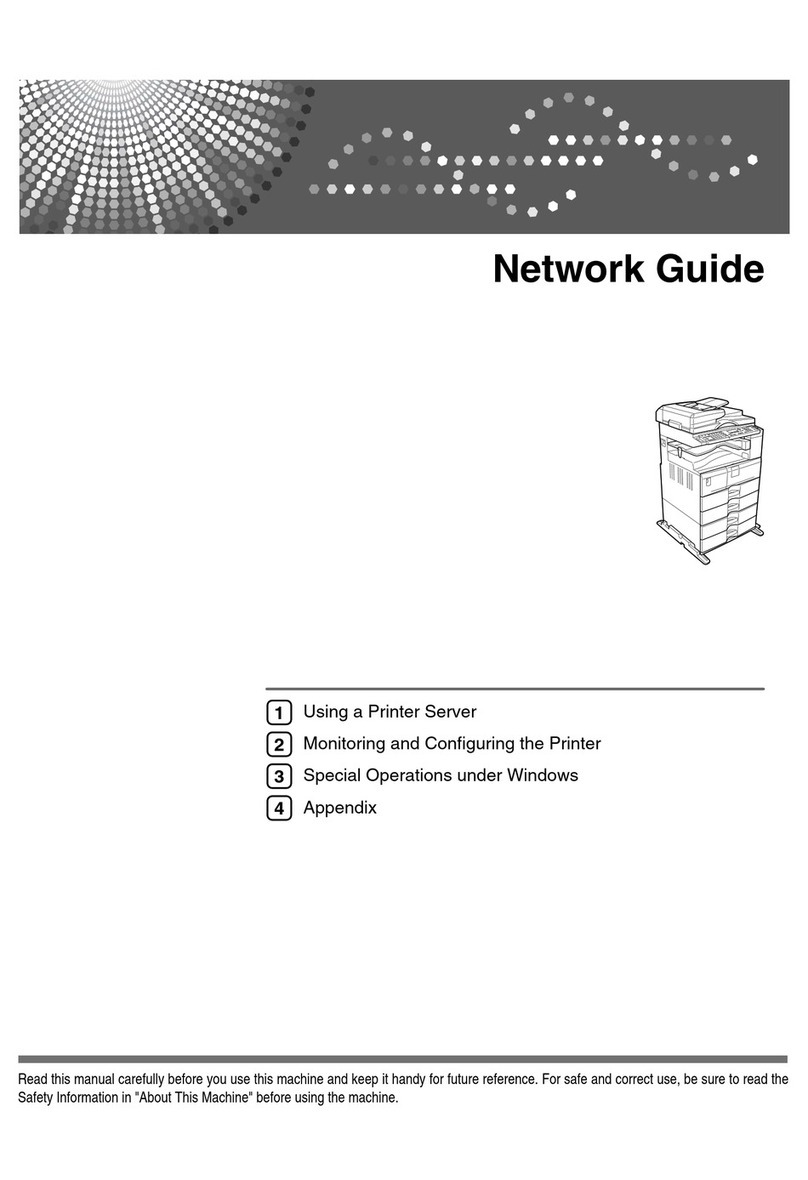 Ricoh Aficio MP 2500 Installation and maintenance instructions