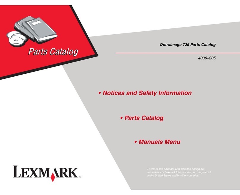 Lexmark 16A0867 - OptraImage 725 Instruction Manual