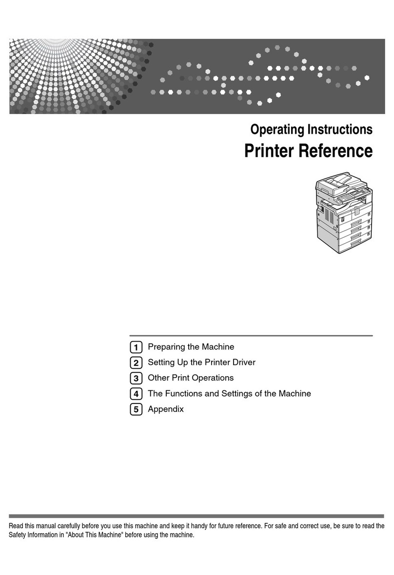 Ricoh Aficio MP 1600SPF Service manual