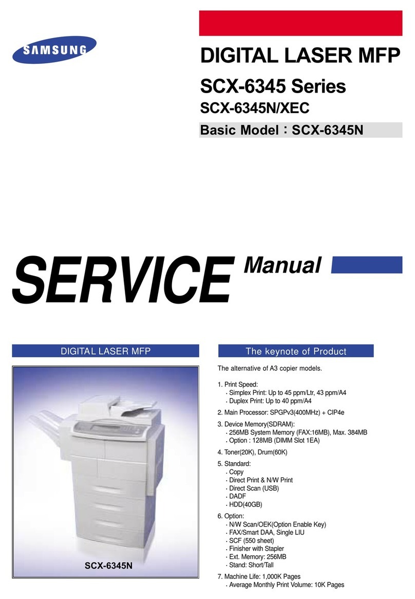 Samsung MFP SCX-6345N User manual Samsung MFP SCX-6345N User manual