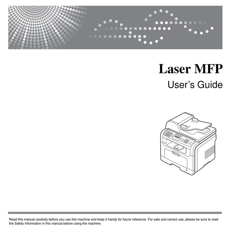 Ricoh 3200SF - Multifunctional SP Network-Ready User manual
