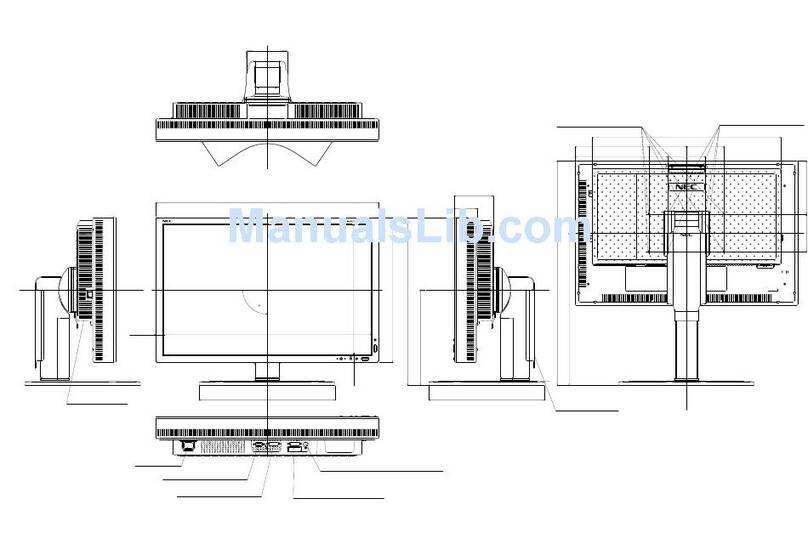 NEC LCD2690WUXI2 Parts list manual