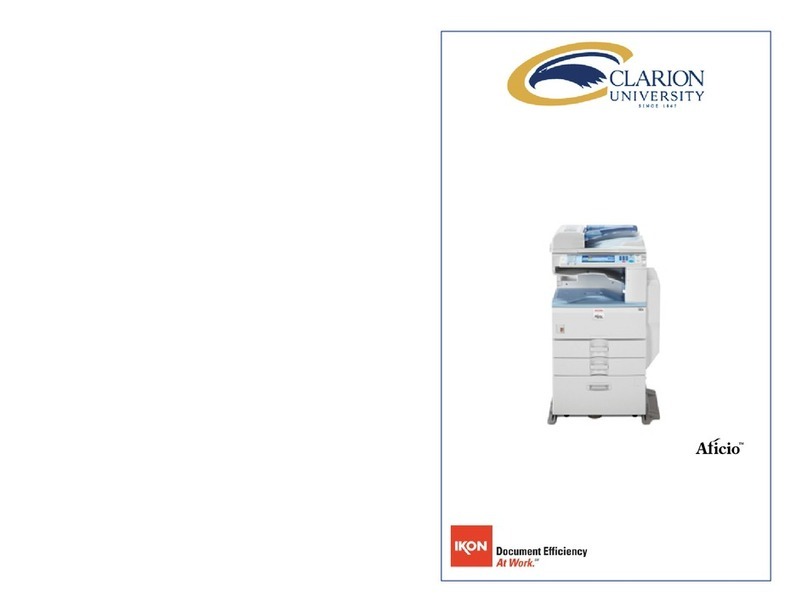 Ricoh Aficio MP 2550B User manual