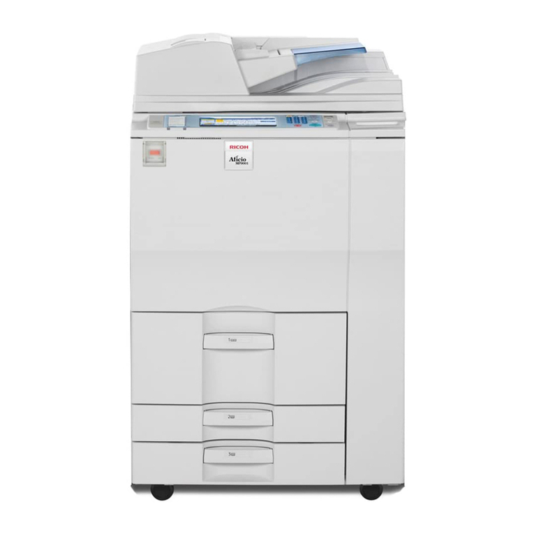 Ricoh Aficio MP 5000b User manual