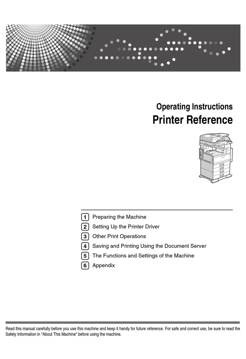 Ricoh Aficio MP 3500P Service manual