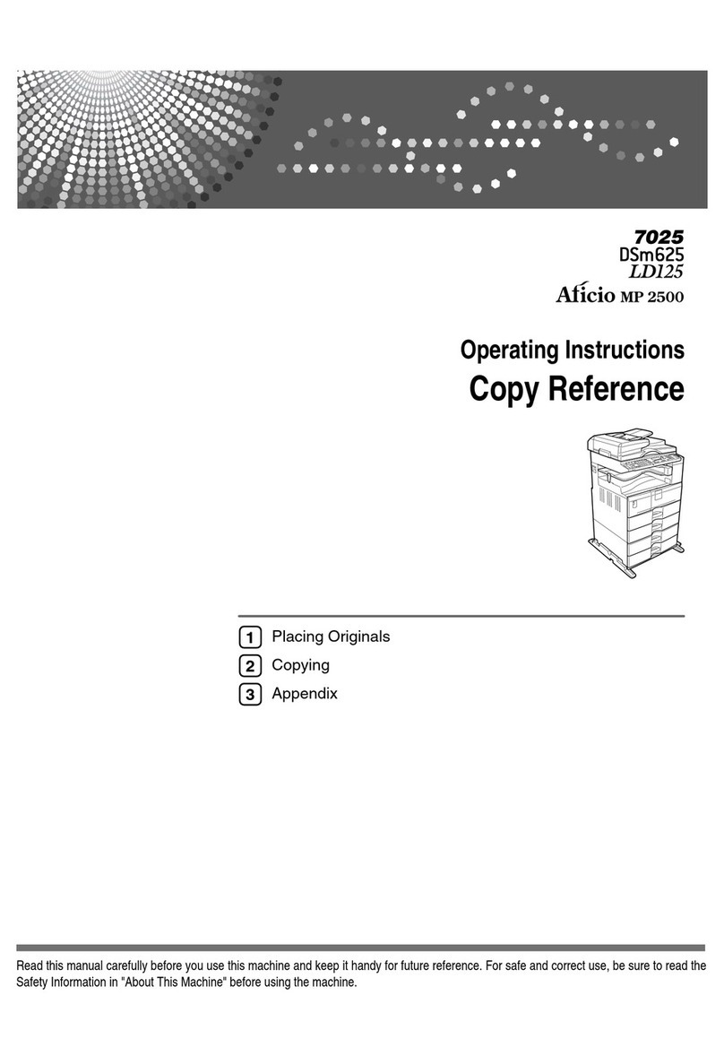 Ricoh Aficio MP 2500SPF User manual