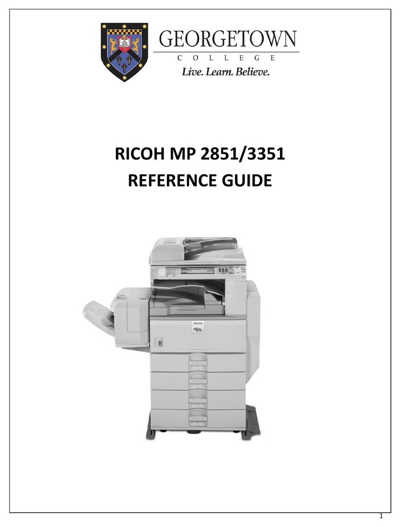 Ricoh Aficio MP 2851 User manual