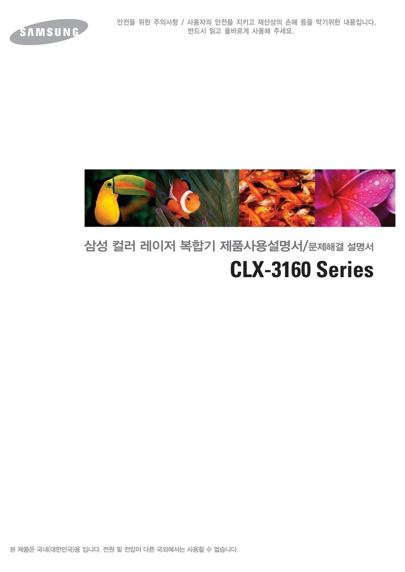 Samsung CLX 3160FN - Color Laser - All-in-One User manual