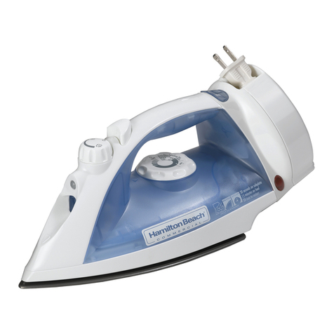Hamilton Beach HIR400 - Hospitality Iron 1 EA User manual