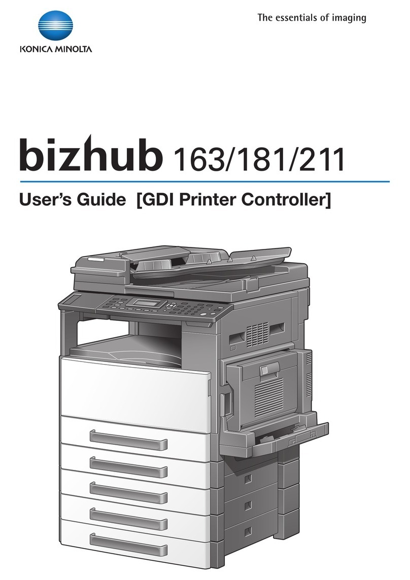 Konica Minolta bizhub 181 User manual