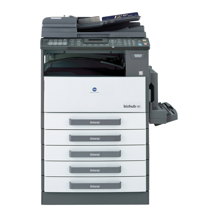 Konica Minolta bizhub 181 User manual