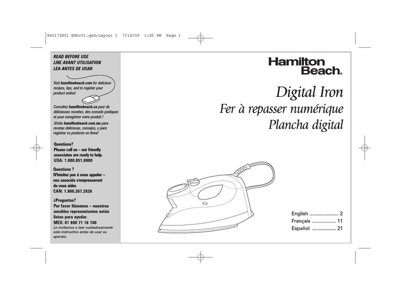 Hamilton Beach 14875 use & care