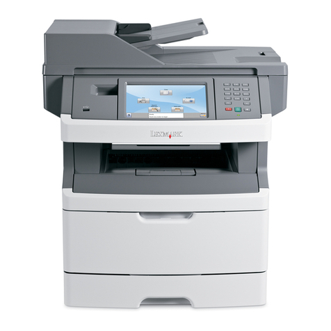 Lexmark 13C1104 - X 466dwe B/W Laser User manual