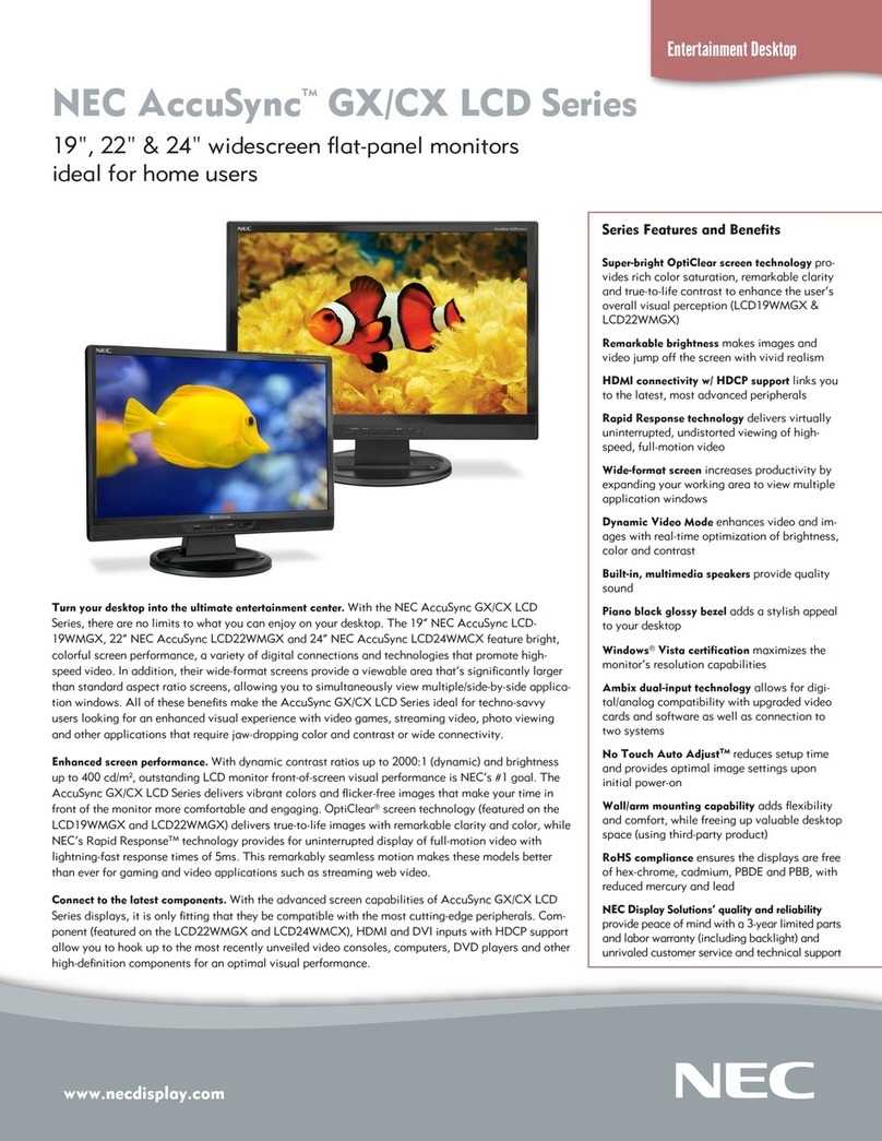 NEC LCD1770GX-BK User manual