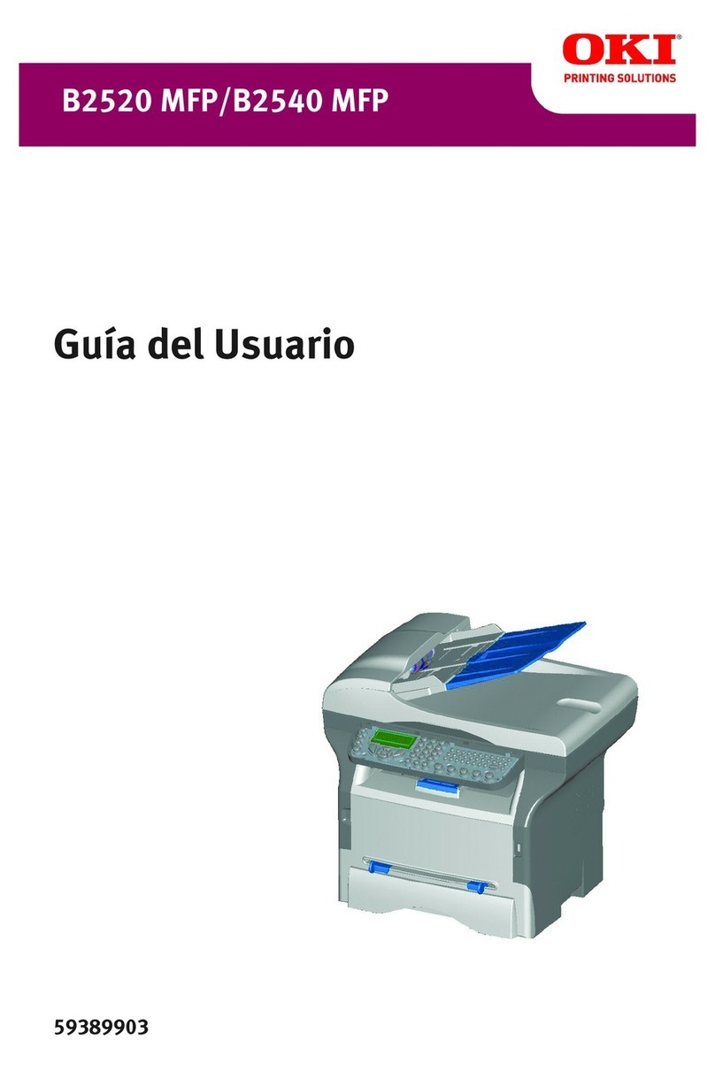 Oki B2520 MFP User manual Oki B2520 MFP User manual
