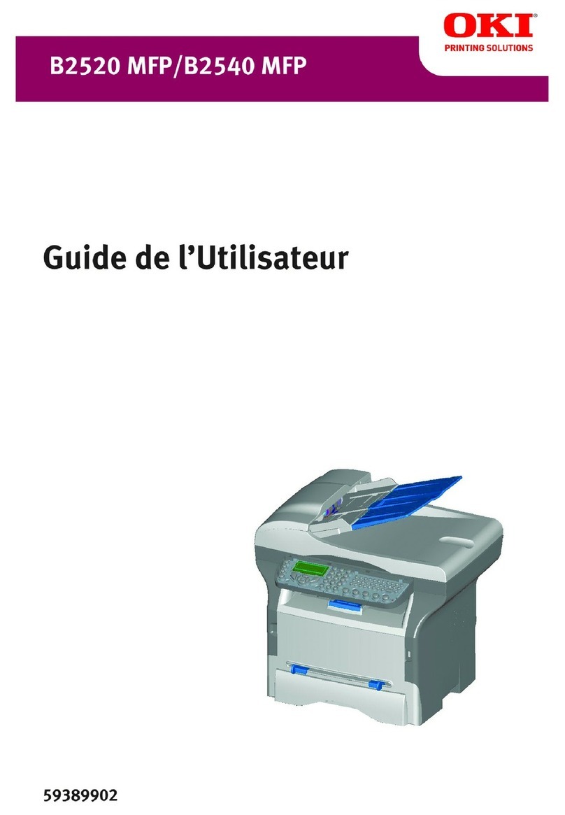 Oki B2520 MFP Quick start guide