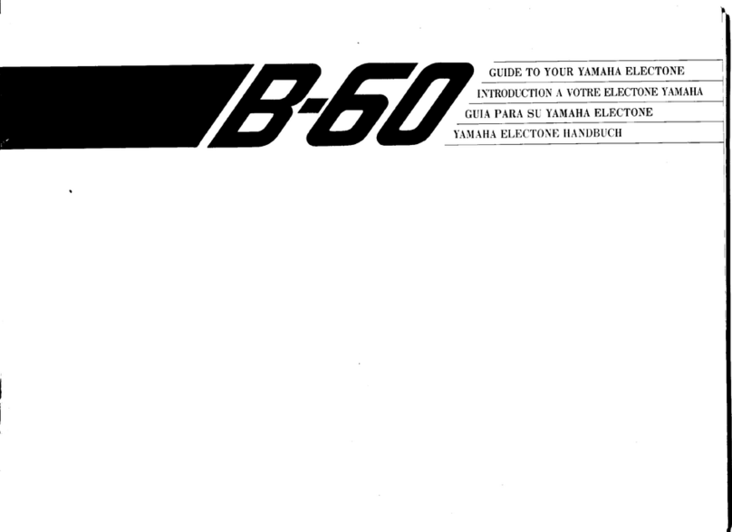 Yamaha Electone B-60 Guide