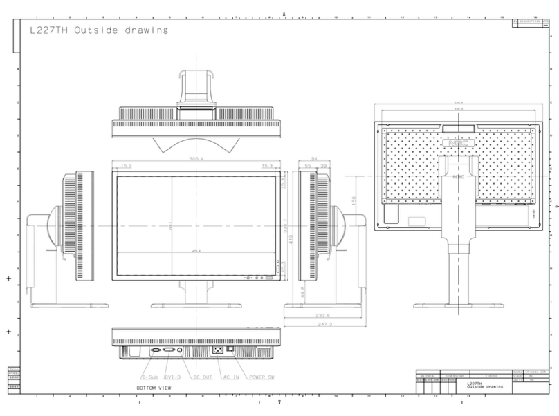 NEC L227TH Parts list manual