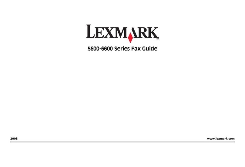Lexmark 20R1000 - X 6650 Color Inkjet Installation and maintenance instructions