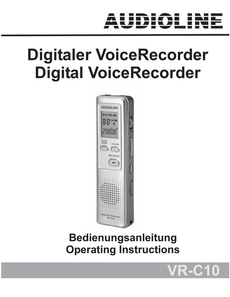 AUDIOLINE VR-C10 operating instructions
