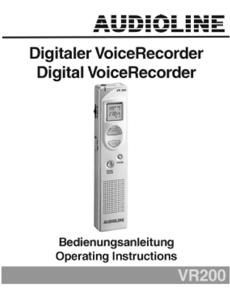 AUDIOLINE VR200 operating instructions