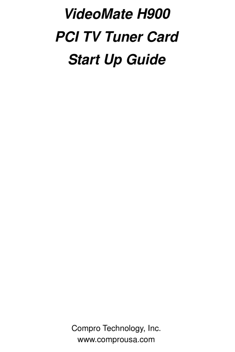 COMPRO H900 - STARTUP User manual