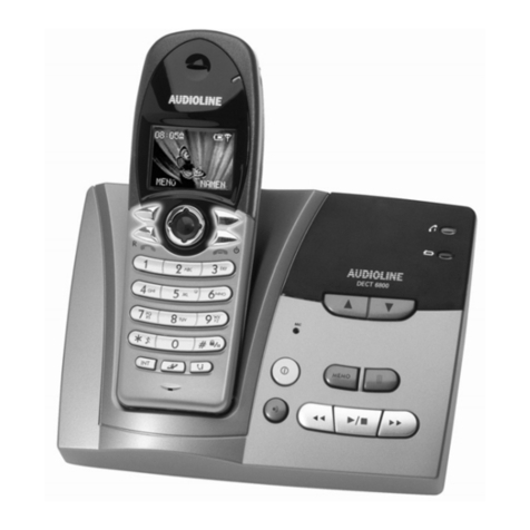 AUDIOLINE DECT6800 operating instructions
