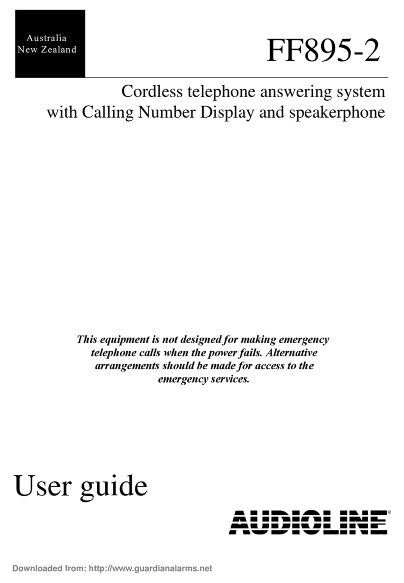 AUDIOLINE FF895 User manual