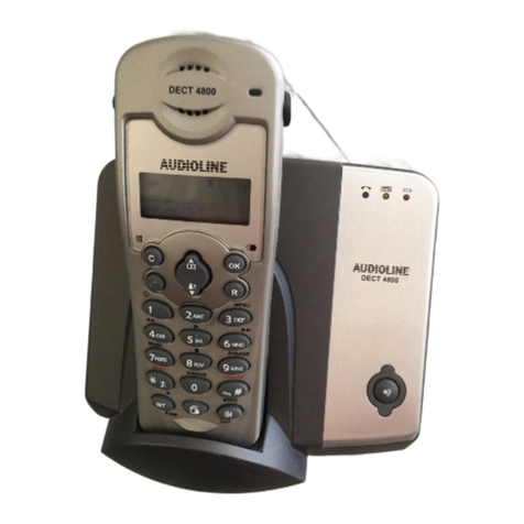 AUDIOLINE DECT 4800 User manual