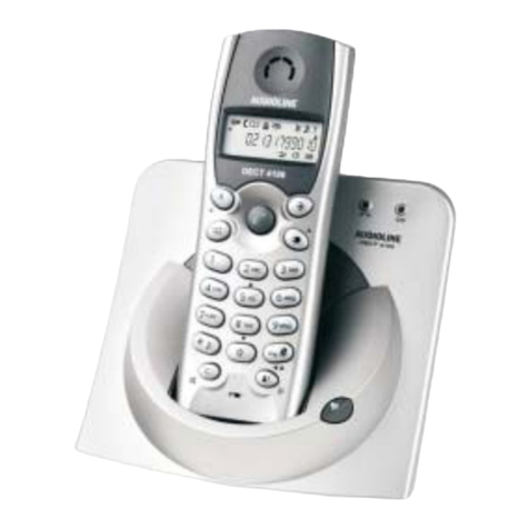 AUDIOLINE DECT 4100 User manual