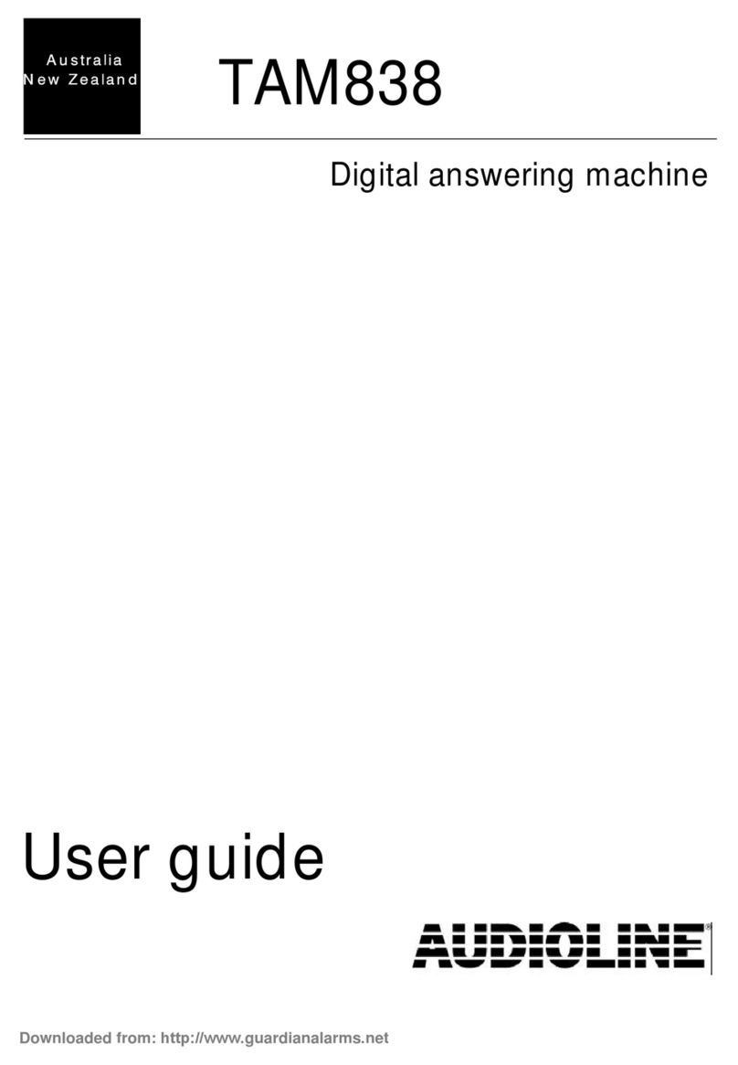 AUDIOLINE TAM-838 User manual AUDIOLINE TAM-838 User manual