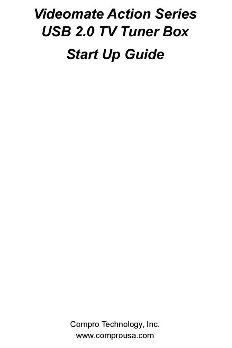 COMPRO U700 - START UP GUIDE User manual