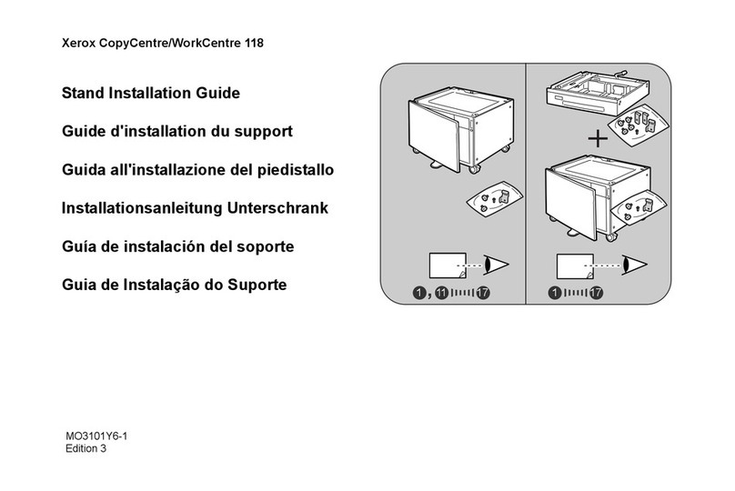 Xerox C11 - DocuPrint Color Inkjet Printer Stand installation guide