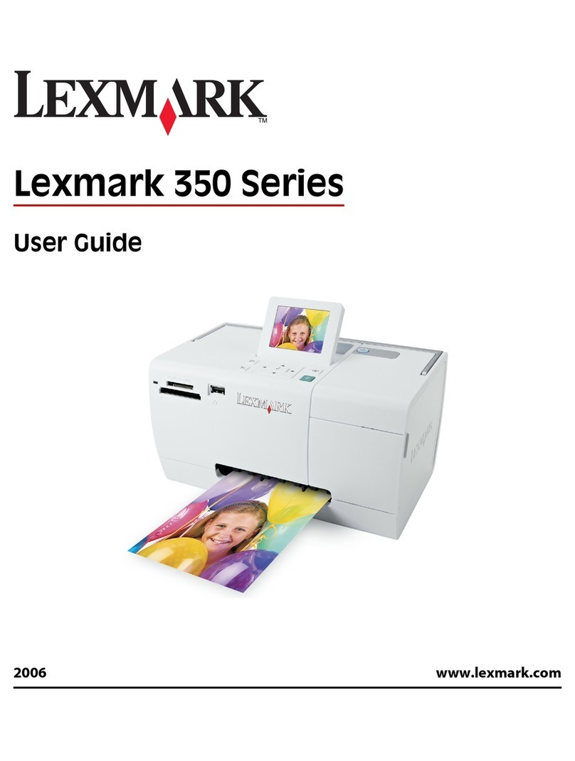 Lexmark 22W0000 - P 350 Color Inkjet Printer User manual