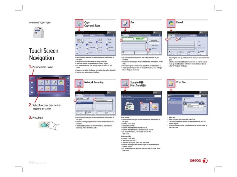 Xerox 4250 - WorkCentre - Copier Instructions and recipes