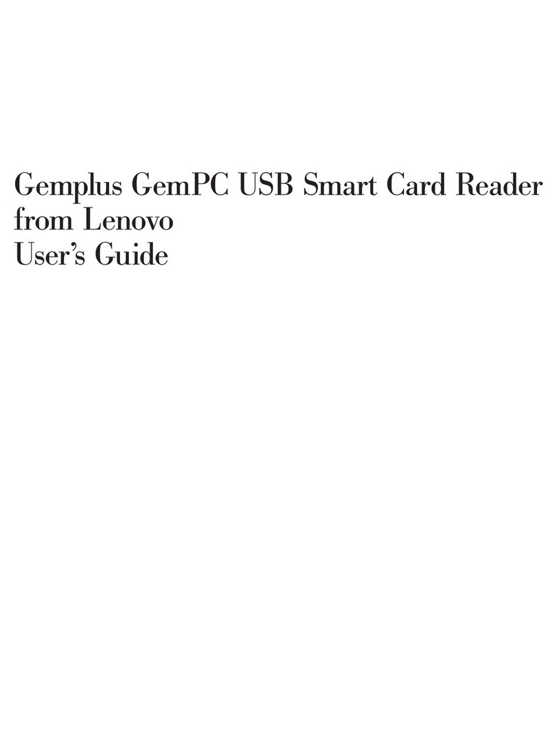 Lenovo 41N3040 - Gemplus GemPC USB Smart Card... user guide
