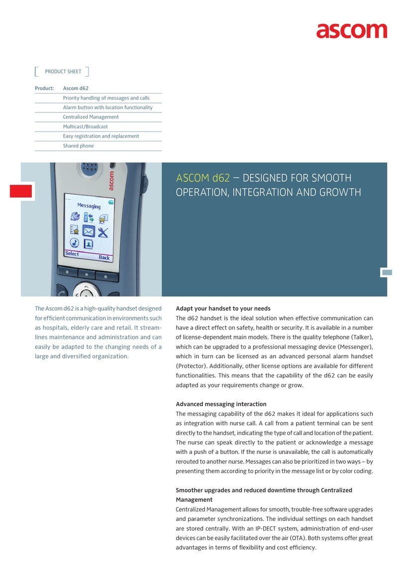 ASCOM d62 Talker User manual ASCOM d62 Talker User manual