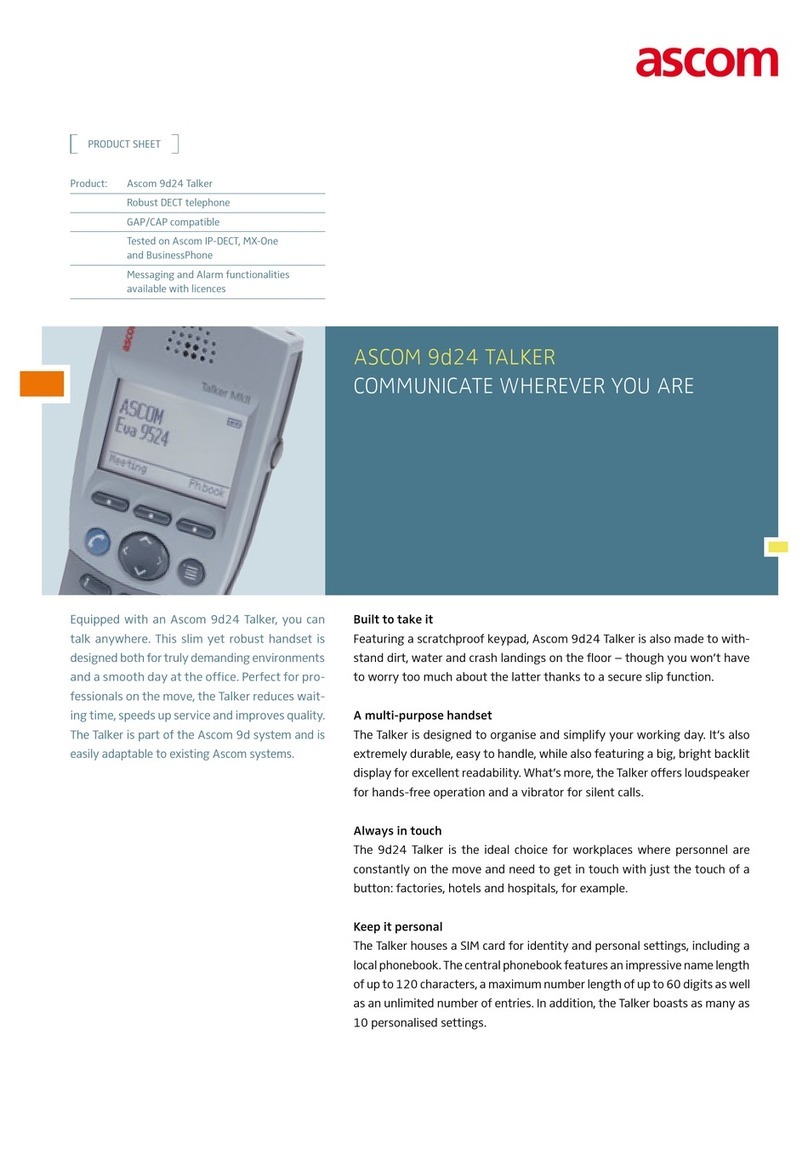 ASCOM 9D24 TALKER - User manual
