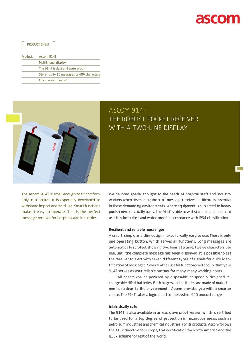 ASCOM 914T -  1 User manual