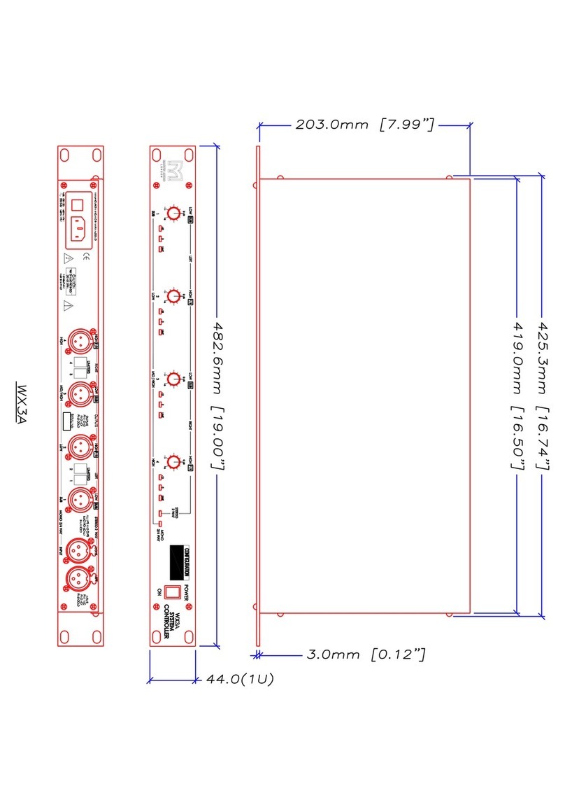 Martin Audio WX3A - SCHEMATICS User guide