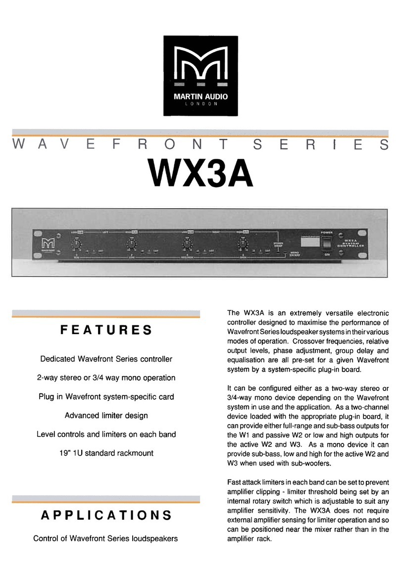 Martin Audio WX3A - SCHEMATICS Specifications