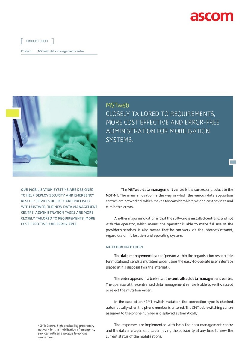 ASCOM MSTWEB - BROCHURE 1 User manual