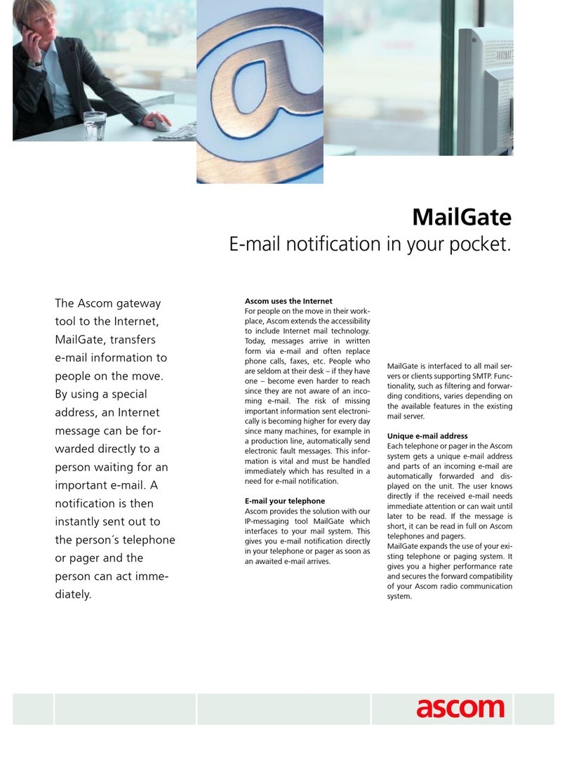 ASCOM MAILGATE User manual