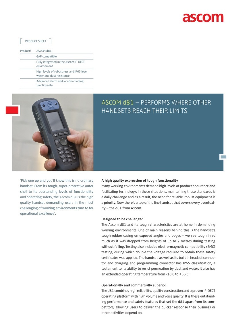 ASCOM d81 Messenger User manual ASCOM d81 Messenger User manual