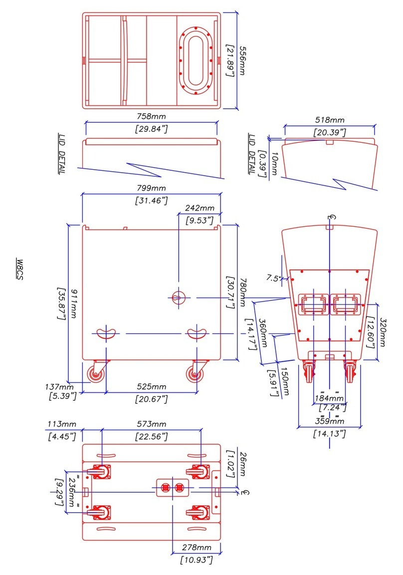 Martin Audio Wavefront W8CS User manual