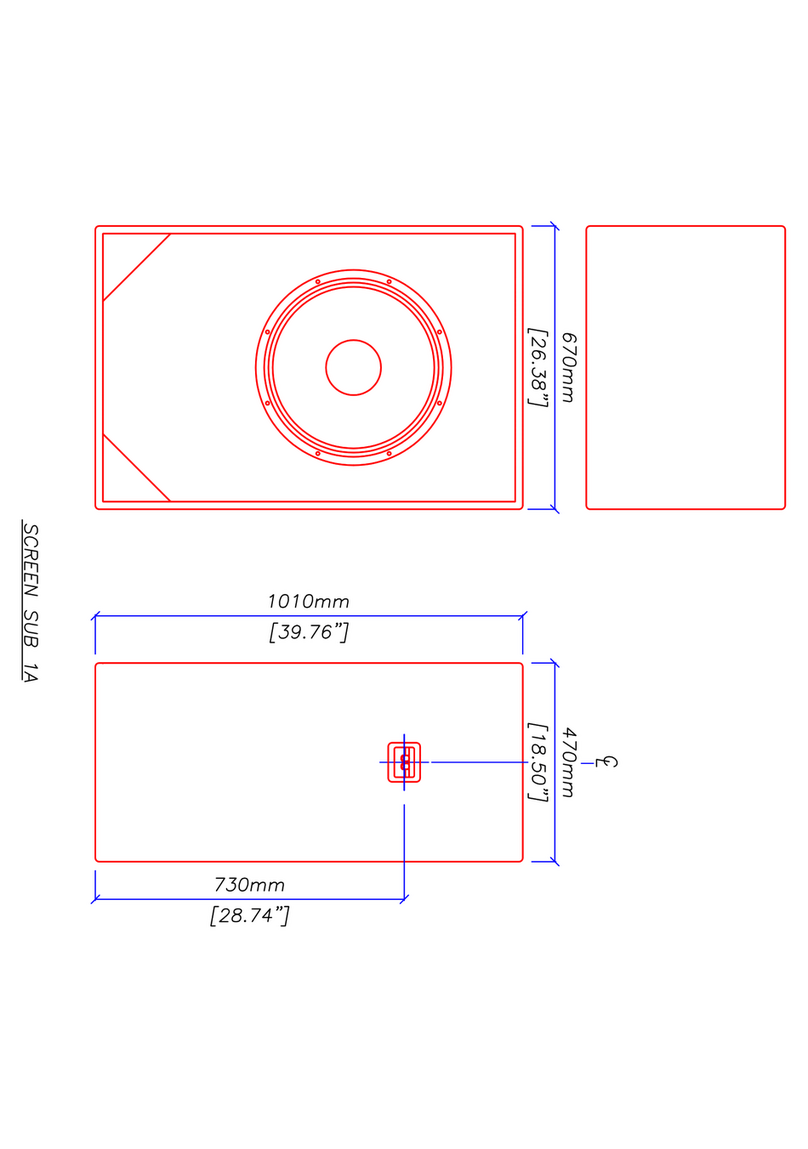 Martin Audio SCREENSUB1A - SCHEMATICS User manual