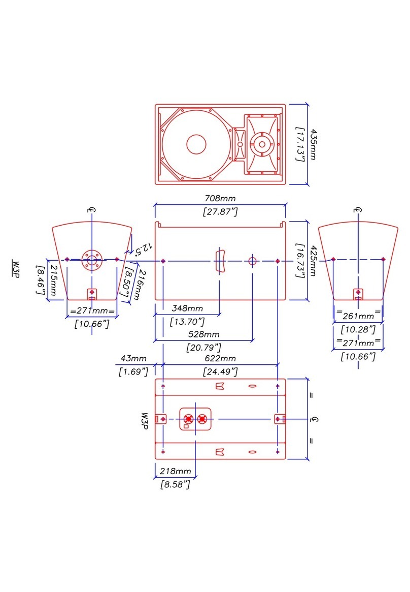 Martin Audio W3P - SCHEMATICS User manual